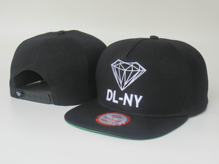 Diamonds Supply Co. Black Snapback Hat LS